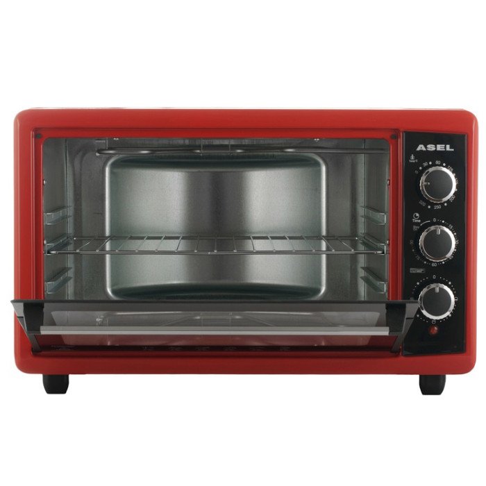 Електрична піч ASEL AF-50-23. Колір: червоний