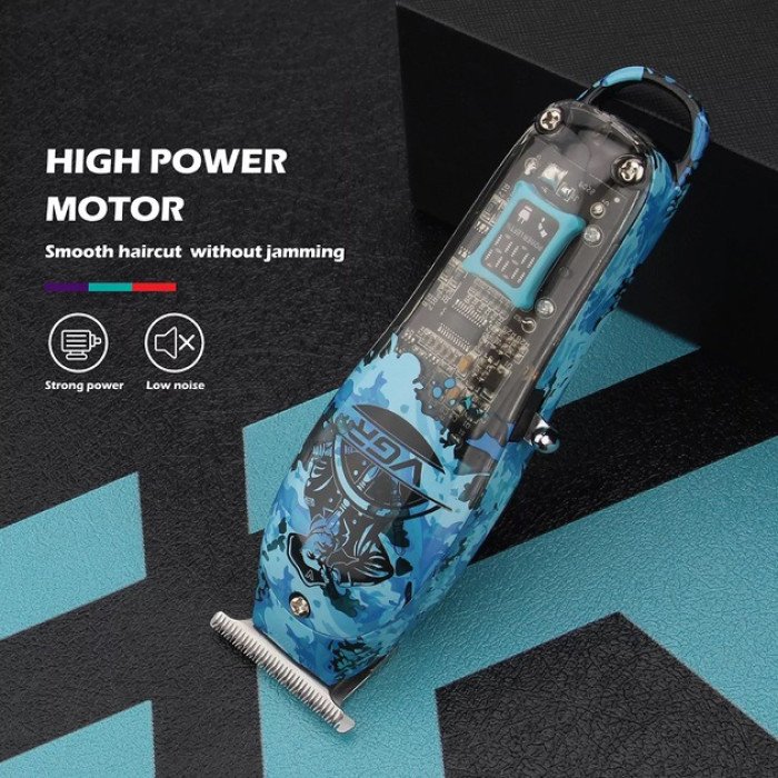 Тример для волосся та бороди професійний VGR V-923 акумуляторний з LED-індикатором