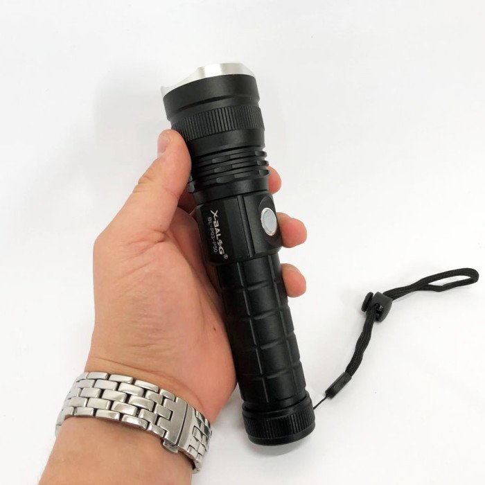 Ліхтарик ручний тактичний Bailong BL-P03-P50, водонепроникний ліхтарик, ручний ліхтарик led