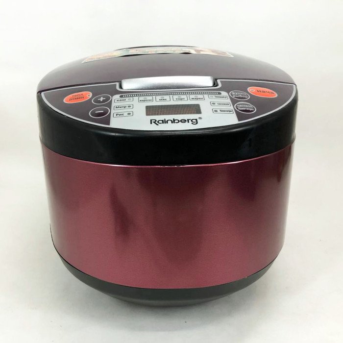 Мультиварка Rainberg RB-6207 З Фритюрницею, 12 Програм, скороварка пароварка мультиварка. Колір коричневий
