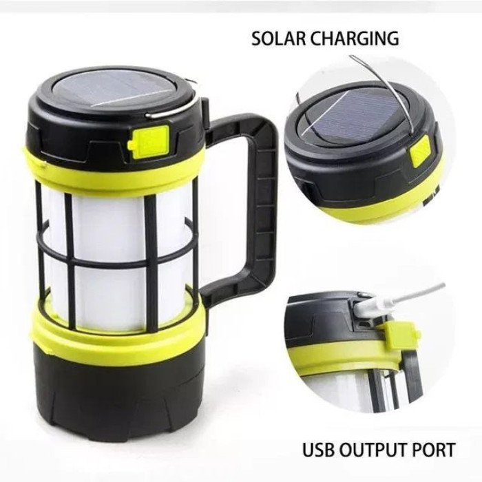 Мультифункціональний кемпінговий ліхтар із функцією Powerbank 910-LED+COB, кемпінговий світильник