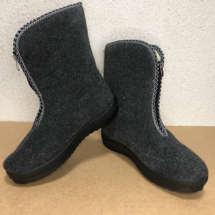 Жіночі чоботи. Розмір 38. Хутряні, високі, утеплені, Бурки повстяні жіночі, Бурки для дому