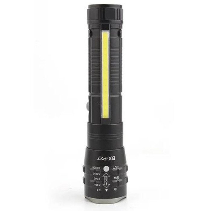 Кишеньковий ліхтарик PLD-P27 White Laser LED PM10-TG+COB, Надпотужний ліхтарик, Підствольний ліхтарик