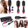 Фен Щітка гребінець 3в1 One step Hair Dryer 1000 Вт 3 режими випрямляч для укладання волосся стайлер з функцією іонізації
