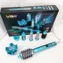 Фен-стайлер для волосся 7в1 VGR V-477 Blue Professional 1400 Вт 7 насадок