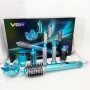 Фен-стайлер для волосся 7в1 VGR V-477 Blue Professional 1400 Вт 7 насадок