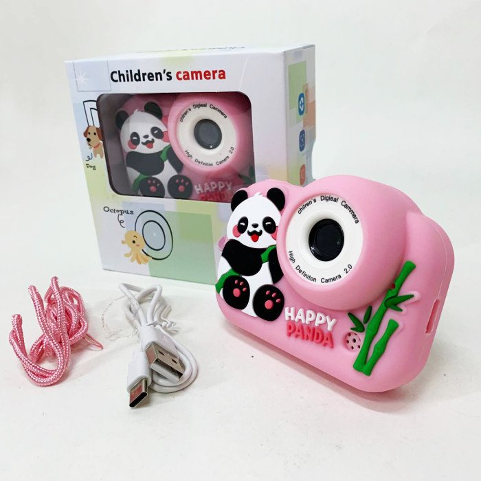 Дитячий фотоапарат Панда Pink