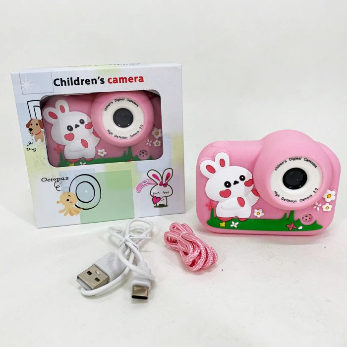 Дитячий фотоапарат M03 PINK RABBIT