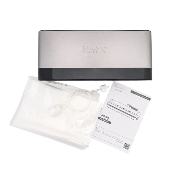 Сенсорний вакууматор Magio MG-385 автоматичний та ручний режим, вологе та сухе