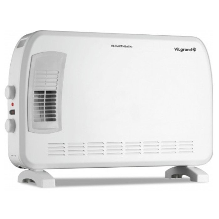 Конвектор електричний обігрівач ViLgrand VCH7133TR 2 кВт TURBO прискорений обігрів 6 режимів 22м