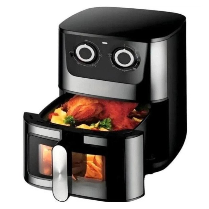 Аерогриль Rainberg RB-2269 4200W аерофритюрниця безмасляна для приготування без олії 8л