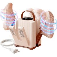 Електросушарка для взуття від мережі на 3 пари / Сушарка з УФ-дезінфекцією та таймером / Сушарка взуття