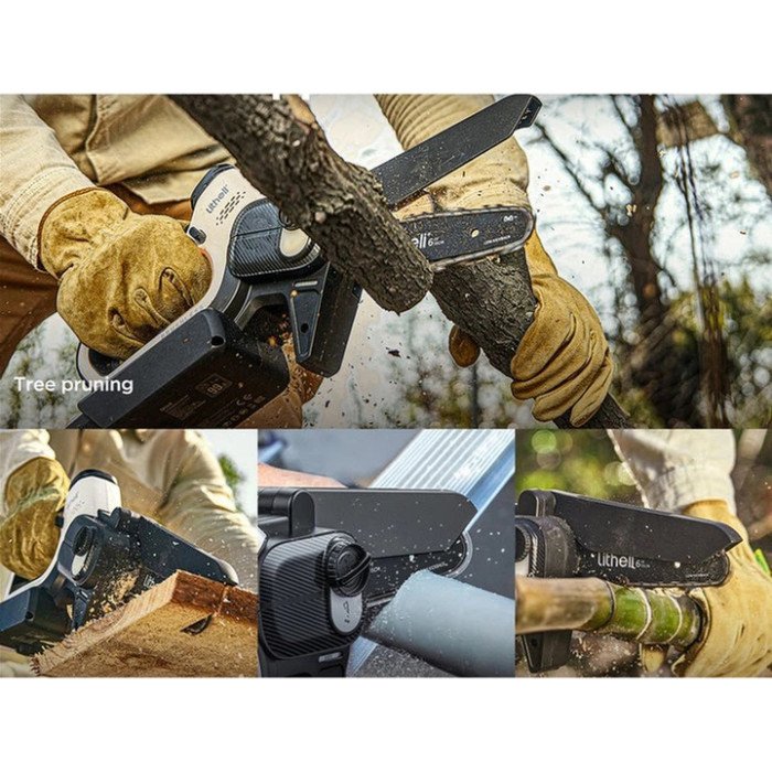 Аккумуляторная мини-пила бесщеточная Litheli от повербанка УМБ Litheli PowerBank 10000 мАч 45Вт