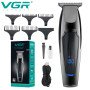 Машинка для стрижки волосся VGR V-070 Тример акумуляторний з USB та індикатором зарядки