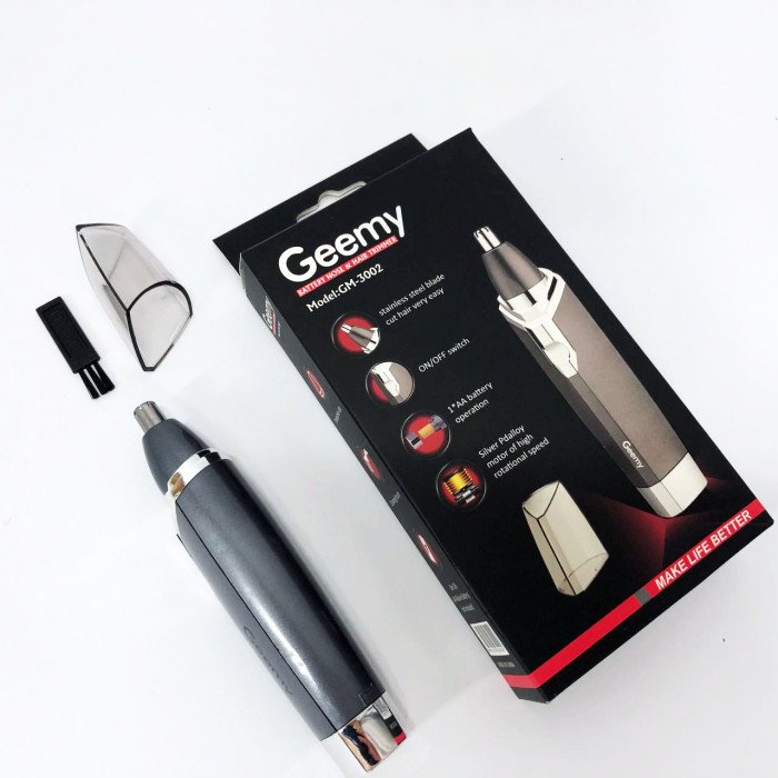 Універсальний вібраційний триммер для носа та вух Gemei GM-3002 на батарейках