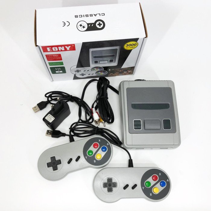 Консоль ігрова з джойстиками Retro LH-2221 3000 ігор, Приставка з джойстиком для другого гравця