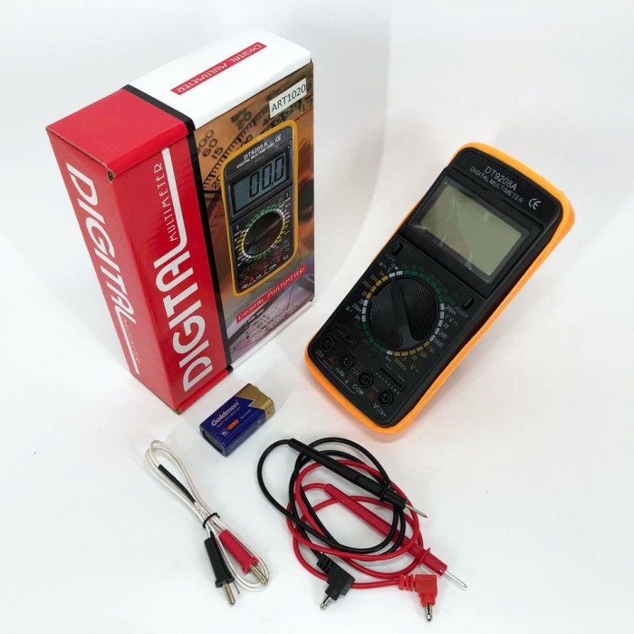 Мультиметр цифровий Digital DT-9208A універсальний, мультиметр для дому, гарний мультиметр