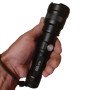 Ручний акумуляторний світлодіодний ліхтар Police X-Balog BL-1827-P90 переносний з USB заряджанням оптичним зумом і металевим корпусом + ремінець на руку