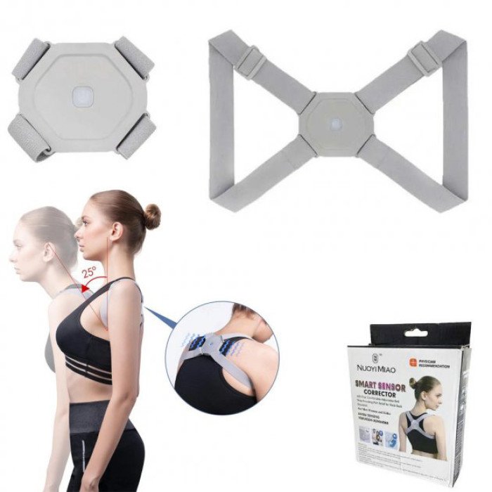 Корсет для спини хребта Nuoyi miao smart senssor corrector коректор постави