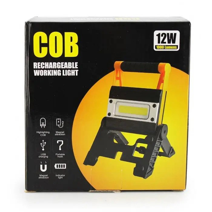 Ліхтар-прожектор акумуляторний BL MS 8006 7858 ручний, акумуляторний ліхтар кемпінговий, лампа