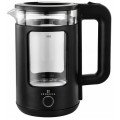 Чайник скляний електричний Edenberg EB-83558 1500Вт Електрочайник з підсвічуванням 2л Black
