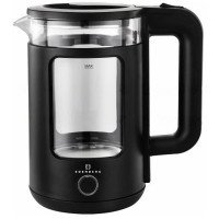Чайник скляний електричний Edenberg EB-83558 1500Вт Електрочайник з підсвічуванням 2л Black