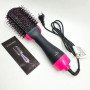 Фен Щітка гребінець 3в1 One step Hair Dryer 1000 Вт 3 режими випрямляч для укладання волосся стайлер з функцією іонізації