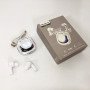 Бездротові навушники TWS T8 PRO з прозорим кейсом Вакуумний LED дисплей Bluetooth 5.3. Колір: білий