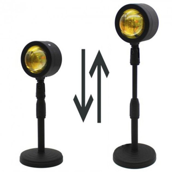 Лампа Атмосферна Проекційний Світильник ЗАМОВЛЕННЯ Atmosphere Sunset Lamp ефект веселки, Лампа ефект сонця