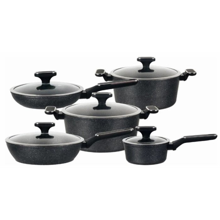 Набір кухонного посуду Edenberg EB-12917 з мармуровим антипригарним покриттям 10 предметів