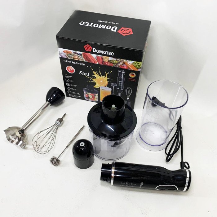 Блендер Domotec R.314B занурювальний 5 в 1800 Вт