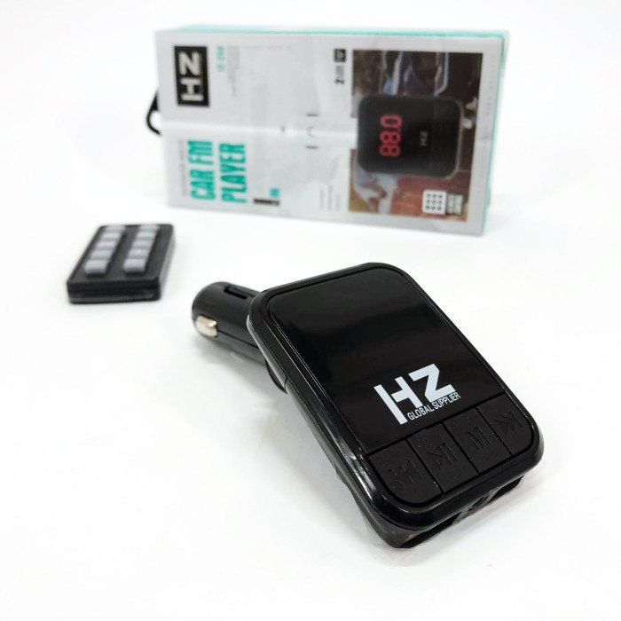 Автомобільний FM трансмітер Bluetooth HZ H6-12-24V модулятор із microSD, USB, Hands Free + Пульт
