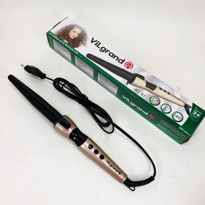 Плойка конусна ViLgrand VHC-3041LC. Колір: золотий