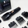 Акумуляторна машинка для стрижки волосся VGR V-280 з дисплеєм та насадками якісна. Колір: чорний