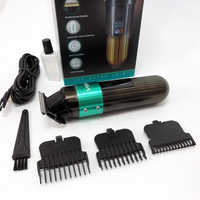 Машинка для стрижки волосся VGR V-929 акумуляторна, Машинка для стрижки волосся домашня