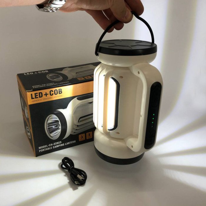 Потужний акумуляторний Ліхтар кемпінговий з функцією Power Bank CH-22023, ліхтарі для кемпінгу