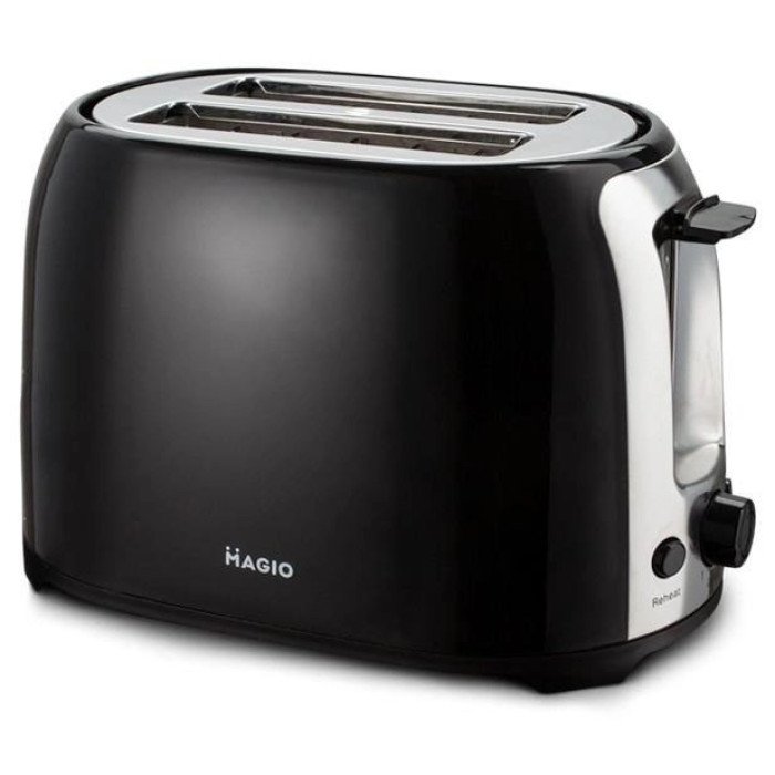 Тостер MAGIO MG-272B 750 Вт, тостер кухонний, тостери для дому, тостерниця, сендвіч-тостери. Колір: чорний