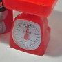Ваги кухонні механічні MATARIX MX-405 5 кг, ваги для зважування продуктів. Колір: червоний