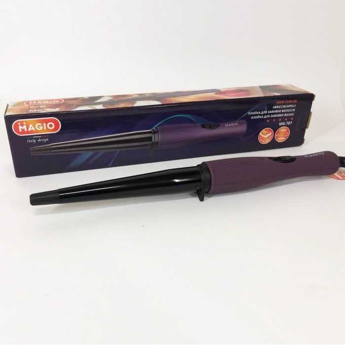 Плойка MAGIO MG-707 конусна 30 Вт, Плойка з керамічним покриттям, Стайлер для завивки