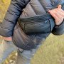 Чоловіча сумка на груди, Сумка для міста, Бананка унісекс, Містка бананка, Бананка через плече