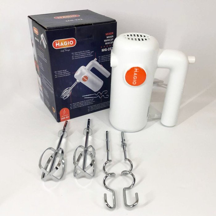 Міксер ручний MAGIO MG-232, Потужний міксер, Міксер блендер ручний, Побутові міксери, Хороший міксер