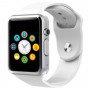 Смарт-годинник Smart Watch A1 розумний електронний зі слотом під sim-карту + карту пам'яті micro-sd. Колір: білий