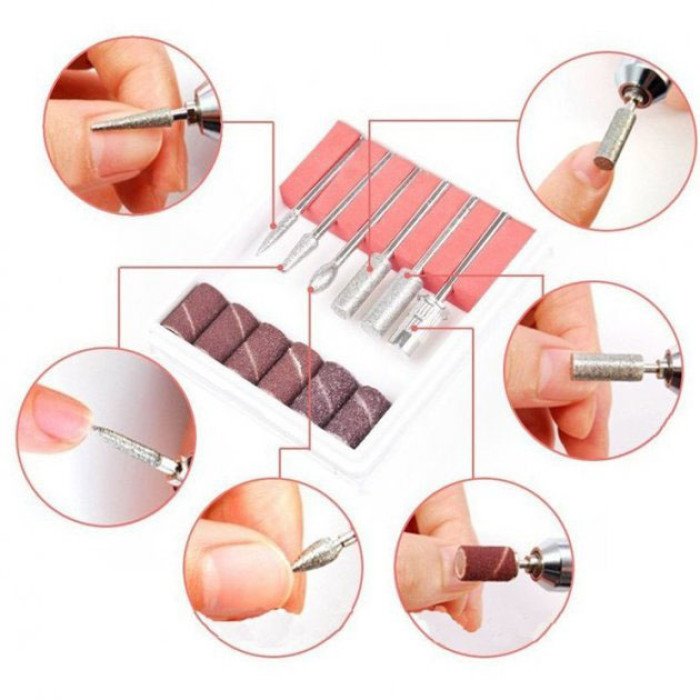 Фрезер для манікюру та педикюру Drill Pro Nail Drill, 30000 об/хв, фрезер для нігтів. Колір: білий