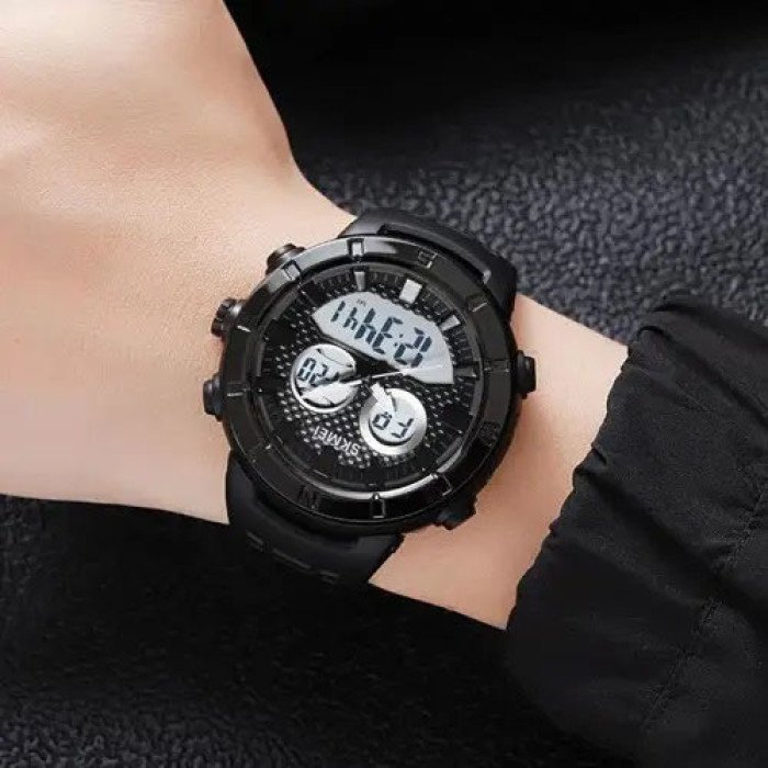 Годинник наручний чоловічий SKMEI 2014BKWT, годинник наручний електронний тактичний, годинник армійський оригінал