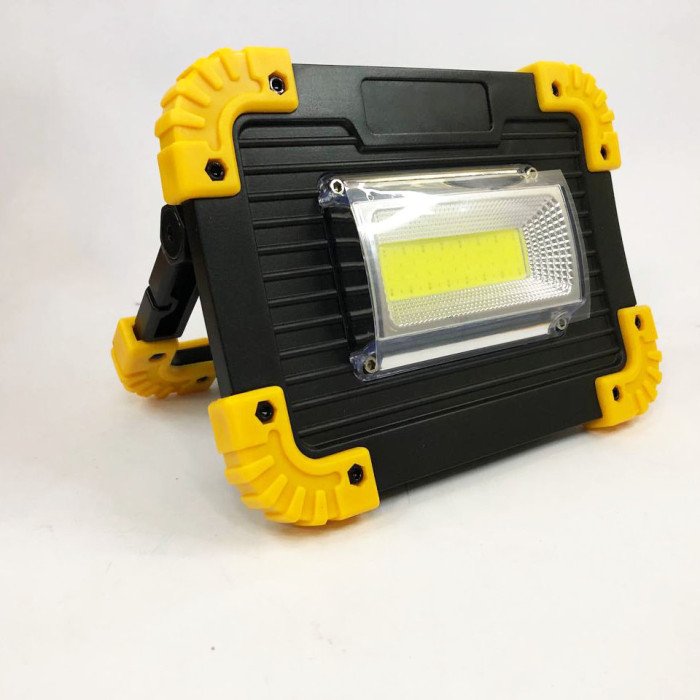 Світлодіодний ліхтар LED прожектор USB L811-20W-COB-1W з Power Bank, лампа-прожектор, ручний прожектор