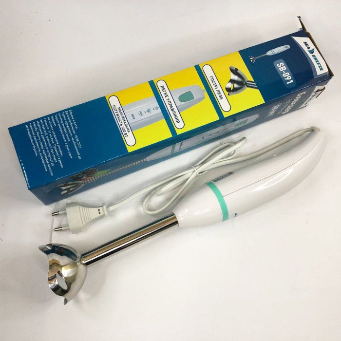 Блендер/Міксер занурювальний Sea Breeze SB-091, 500 Вт, блендер занурювальний нержавіюча, портативний блендер