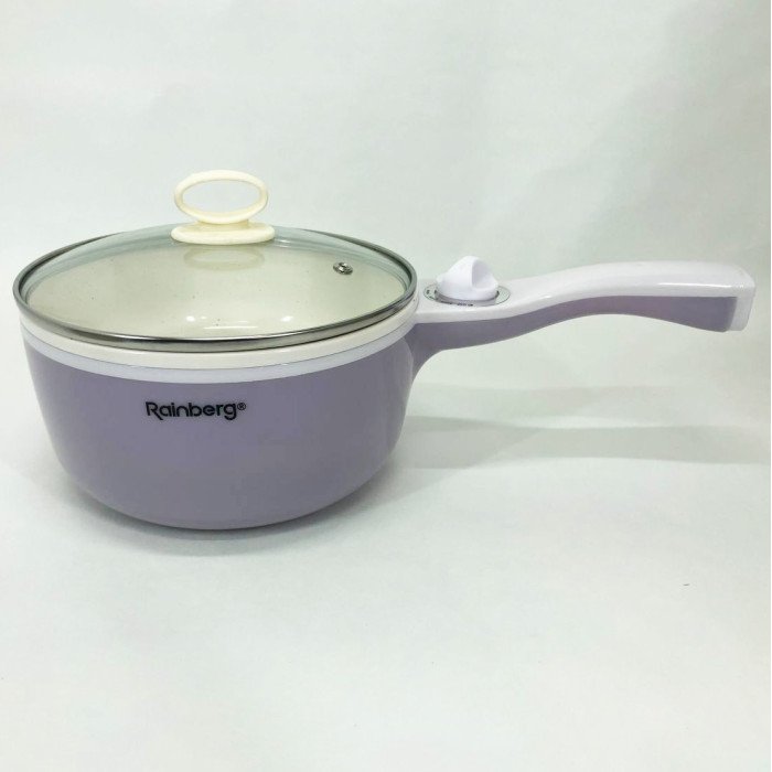 Пароварка-скороварка Rainberg RB-2218 електрична нержавіюча. Колір: фіолетовий