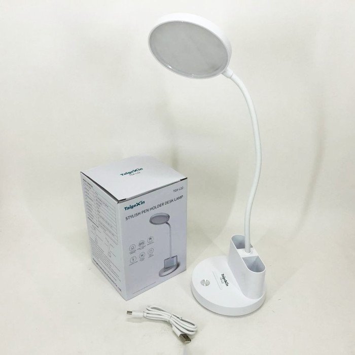 Настільна лампа на акумуляторі Taigexin TGX-L22, нічник підставка для ручок, настільна лампа для навчання