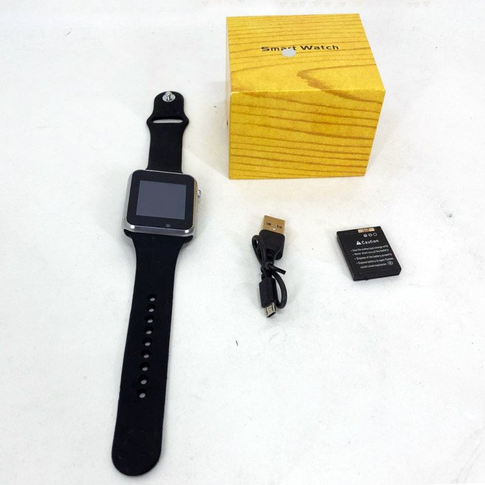 Смарт-годинник Smart Watch A1 розумний електронний зі слотом під sim-карту + карту пам'яті micro-sd. Колір: срібний