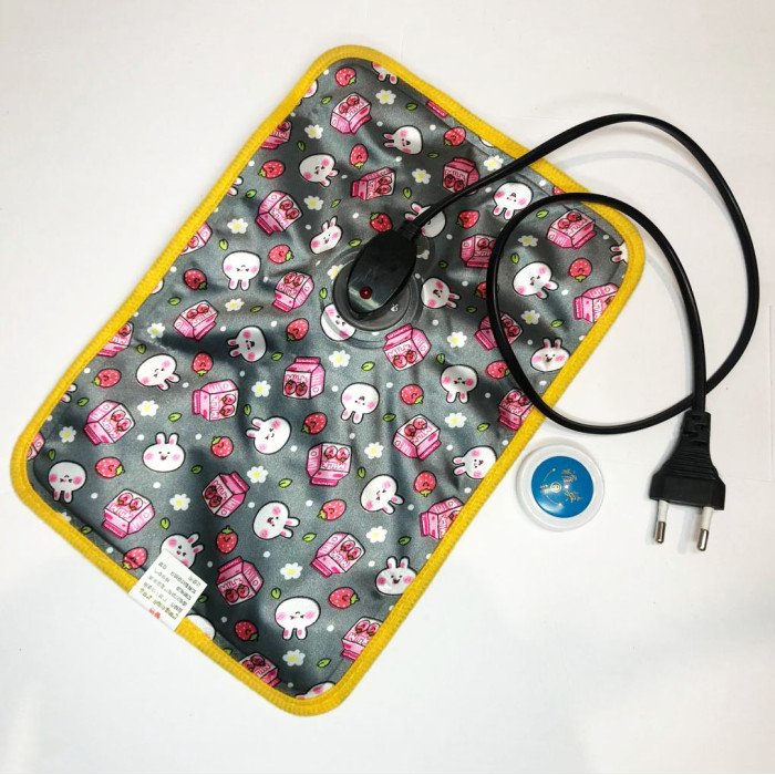 Електрогрілка універсальна грілка електрична 26х18х5 см. Колір: сірий